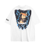 Jesus Is King T Shirt Peripheral round Neck Short Sleeve T-shirt