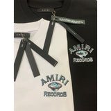 Amiri T Shirts Fashion Print Couple High Street
