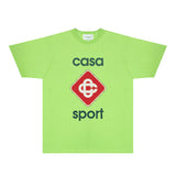 Casablanca T Shirts Fashion Print Street