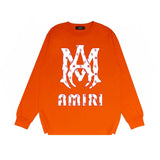 Amiri Long Sleeved Shirt Printed Trendy Pure Cotton