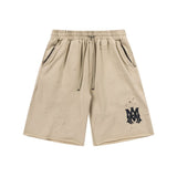 Amiri shorts drawstring slacks alphabet shorts