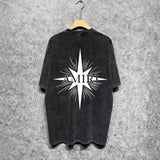 Amiri washed t-shirt star shield short sleeve