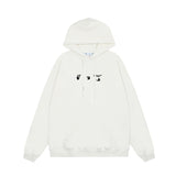 OFF WHITE Hoodie Trendy Street Style Personalized Cotton