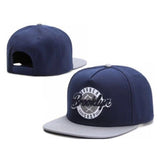 Trendy flat brimmed hat brooklyn men's and women's adjustable hat