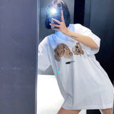 Palm Angels T Shirts Short Sleeve T-shirt Men and Women Loose Half Sleeve