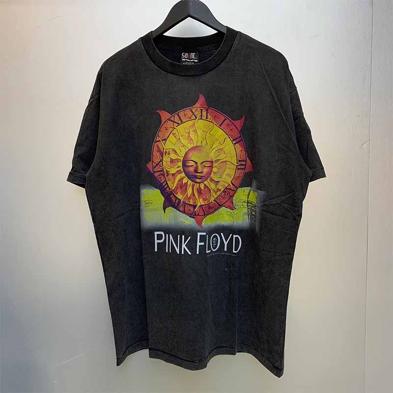 SAINT MICHAEL Vintage T Shirt Pink Floyd Band Short Sleeve