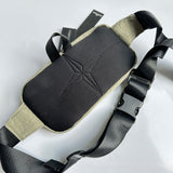 Mens Casual Bags STON FW24 Nylon Embroidered Shoulder Crossbody Breast Bag