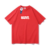 Marvel T Shirt Short Sleeve Iron Man Spider-Man T-shirt Men