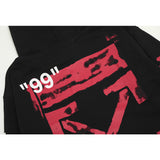 OFF WHITE Hoodie Trendy Street Style Personalized Cotton