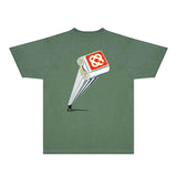 Casablanca T Shirts Fashion Print Street