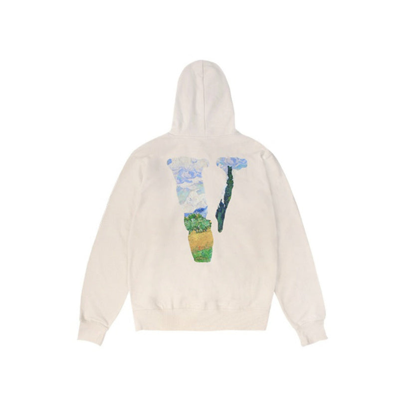 Vlone Hoodie Autumn and Winter Hooded Sweater Men