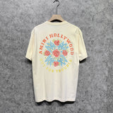 Amiri t shirts floral print short sleeve