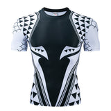 Marvel T Shirt Tight Men's Sports Fitness 3D Men's Clothing