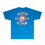 Rhude T Shirts Printed Trendy Pure Cotton
