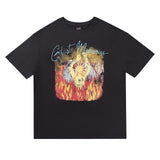 Saint Michael T Shirt Vintage Old Jesus Loose-Fitting Casual T-shirt
