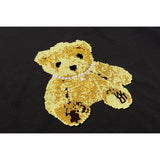 We11 Done T Shirts Cartoon Bear Badge Printed Oversize Loose Couple