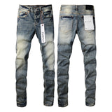 Purple Brand Jeans Pure Cotton High Street Trend #9042