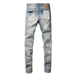 Purple Brand Jeans Pure Cotton High Street Trend #9003