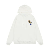 OFF WHITE Hoodie Trendy Street Style Personalized Cotton