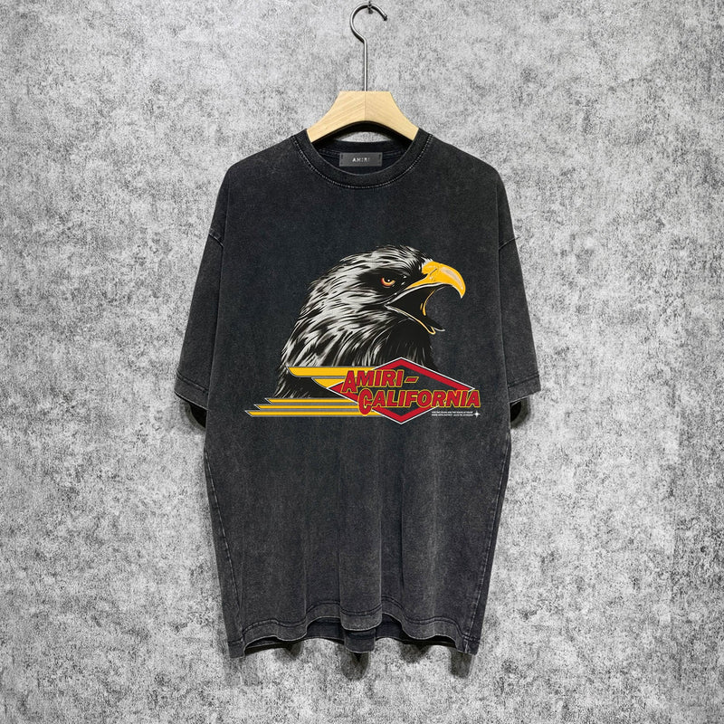 Amiri washed t-shirt eagle short sleeve