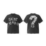 Unisex T-Shirts Saint Michael Vintage Old Loose T-Shirt