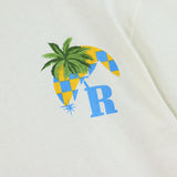 Rhude T Shirt Sunset Coconut Racing Printed Short Sleeve T-Shirt