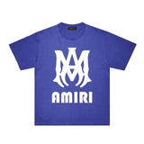 Amiri Washed Distressed T Shirt Printed Trendy Pure Cotton