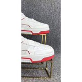 Louboutin-style red bottom shoes exportcl short boots leather fashion catwalk shoes high quality plus size red bottom leather boots