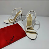 Louboutin-style red bottom shoes exportcl red bottom high heels socialite style elegant one-strap sandals socialite elegantsexy snake-shaped open-toe women's shoes