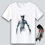 Marvel T Shirt Anime Clothes Captain America Iron Man Short Sleeve T-shirt
