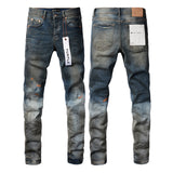Purple Brand Jeans Pure Cotton High Street Trend #9009