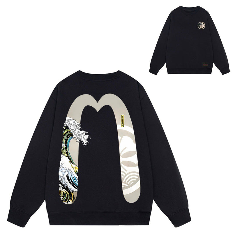Evisu Sweatshirts Loose Unisex Sweater