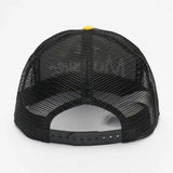 Trendy flat brimmed hat mesh breathable