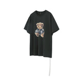 We11 Done T Shirts Necklace Bear Reflective T-shirt for Men and Women