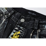 Purple Brand Jeans Pure Cotton High Street Trend #9078