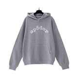 Sp5der Hoodie Cobweb Puff Print Pure Cotton