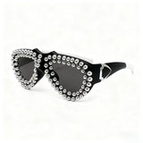 Trendy punk glasses retro