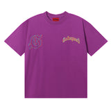 Godspeed T Shirts Great Western Skull Denim Cactus Print Cotton Casual Short Sleeve Men and Women