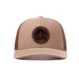 Trendy flat brimmed hat breathable for men and women