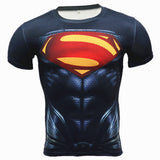 Marvel T Shirt Marvel Short-Sleeved T-shirt Men's Fitness