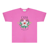 Casablanca T Shirts Fashion Print Street