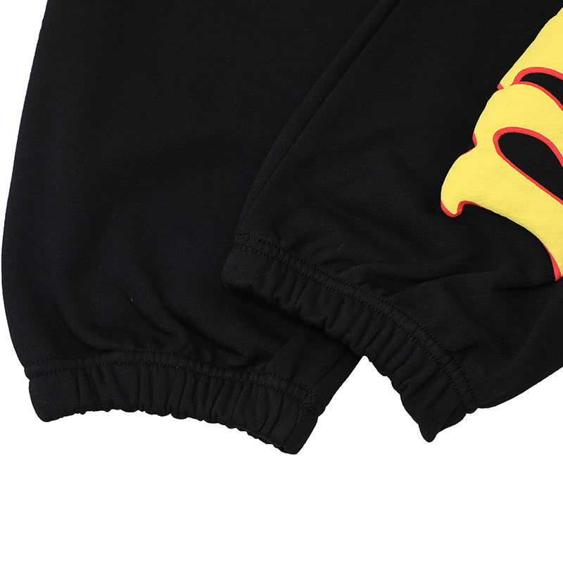 Sp5der Hoodie & Sweatpants 2 Piece Set Cobweb Puff Print Pure Cotton