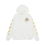 OFF WHITE Hoodie Trendy Street Style Personalized Cotton