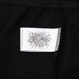 Sp5der Sweatpants Cobweb Puff Print Pure Cotton