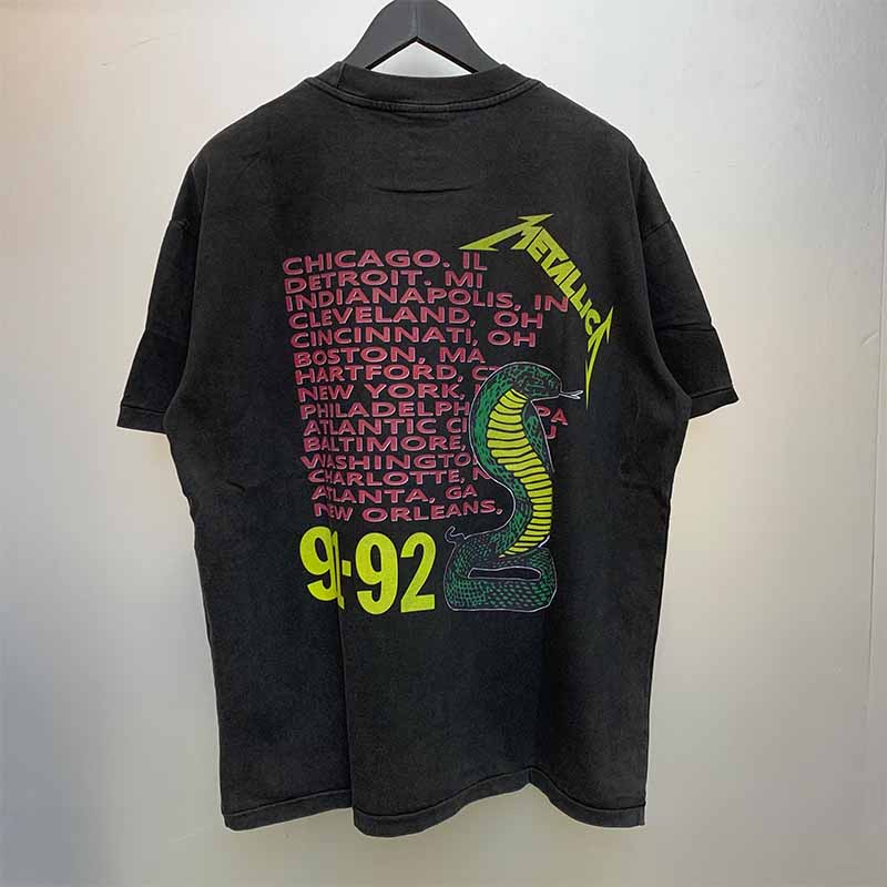 SAINT MICHAEL Vintage T Shirt Vintage Rock Band Short Sleeve