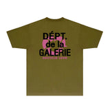 Gallery Dept T Shirt Retro Printed Loose Short-Sleeved Shirt