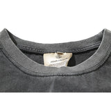 Fog Essentials T Shirts Spring and Summer FOG Washing Water Old Crew Neck Short Sleeves