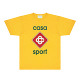 Casablanca T Shirts Fashion Print Street