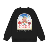 Casablanca Long sleeve T-shirt Print Crew neck Casual
