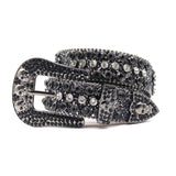 Hip-Hop Punk Rhinestone Belt